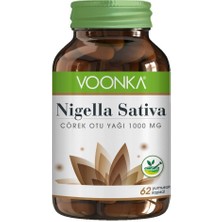 Voonka Nig Sativa Çörek Otu Yağı 1000MG 62 Kapsül