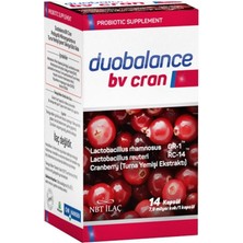 Nbt Ilaç Duobalance Bv Cran Takviye Edici Gıda 14 Kapsül
