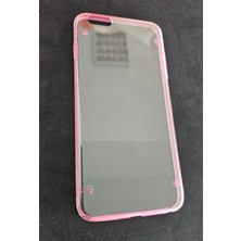 Vardar Aksesuar Apple iPhone 6 Plus Kılıf Kenarları Renkli Şeffaf Sert  4 Noktalı Kapak
