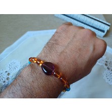 Seba Kehribar Bileklik (Unisex) Doğal Kehribar Renkli