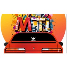 Sticker Mti Creative Alkohol Sticker Yazı Jdm Araba-Motosiklet Cam Etiket Sticker-Hologram Sticker