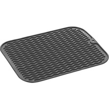 MAİN SHOP 1 Adet Çok Amaçlı Bulaşıklık Tezgah Üstü Kurutmalık Durulama Matı 36 X 28 Cm