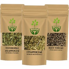 Tan Organik Aslanpencesi Civanperçemi Hayit Tohumu Set 50şer gr