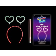 Ynt İthalat Glow Stick Karanlıkta Yanan Fosforlu Kalp Taç 12 Adet