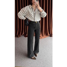 Hazelanna Wide Leg Antrasit Jean