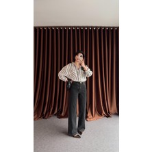 Hazelanna Wide Leg Antrasit Jean