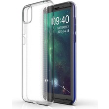 Bilişim Akademi Şeffaf Kılıf Huawei Y5P Kılıf Lüx Şeffaf Silikon - Şeffaf