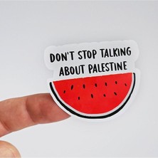 Filistin Temalı Etiket Sticker Seti 10'lu - Free Palestine Sticker Laptop Telefona Uygun