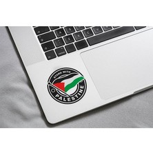 Filistin Temalı Etiket Sticker Seti 10'lu - Free Palestine Sticker Laptop Telefona Uygun
