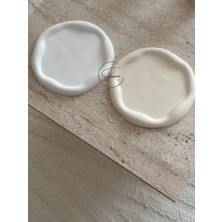 So Home Yuvarlak Bulut Dekoratif Tabak 20 cm