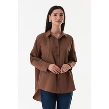 Basic Arkası Uzun Salaş Gömlek