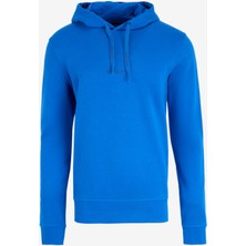 Armani Exchange Kapüşon Yaka Saks Erkek Sweatshırt 8NZM94 Zjkrz 15DS