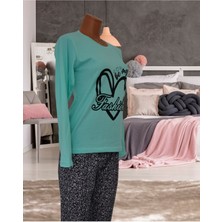 Sude Fashion Likralı Kavrayan Paça Gawzera Pijama Takımı