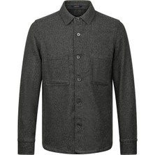 Haki Regular Fit Pamuklu Overshirt Gömlek Ceket