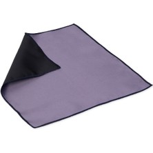 Hatemoğlu Gri Klasik Saten Cep Mendili