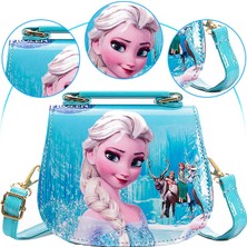Mars Store1 Elsa Çocuk Omuz Çantası, Çıkarılabilir Omuz Askısı, Mavi (Yurt Dışından)