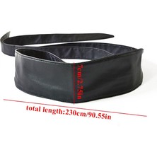 Lookloland Papyon Kemer Bel Kuşak Kadın Dantel Up Kemer Yeni Ilmek Kemerler Daha Uzun Geniş Bağlama Kemer Bağları Yay Bayan Elbise (Yurt Dışından)