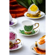 Acar Tiffany 6 Kişilik Kahve Fincanı Takımı - 90 Ml