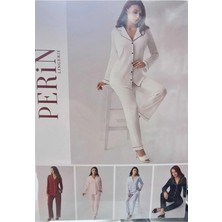 Perin Kadın Penye Pijama Takımı Biyeli (2'li)