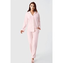 Perin Kadın Penye Pijama Takımı Biyeli (2'li)