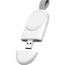 Dmay Apple Watch USB Şarjlı Taşınabilir Araç Manyetik Şarj Cihazı 10/9/8/7/6/5/4/3/2 ile Uyumlu