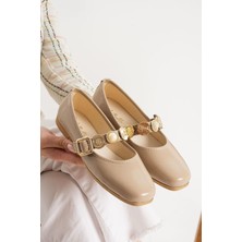 Modafrato STL-110 Turalı Babet Günlük Kadın Ayakkabı Ev Babeti