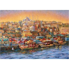 Neverland 2 Adet 1000 Parça Puzzle - Istanbul Evening ve Santorini
