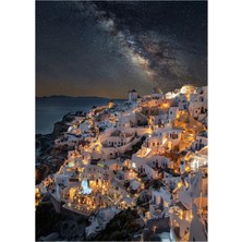 Neverland 2 Adet 1000 Parça Puzzle - Istanbul Evening ve Santorini