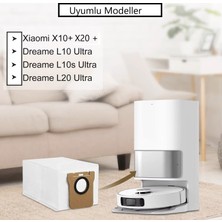 Robotcum Xiaomi X20 + / X20 Plus / X10 + ( B101GL) Uyumlu Robot Süpürge Toz Torbası 2 Adet