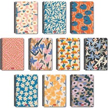 Çiçek 16X23 Spiralli Sert Kpk. 100YP. Çizgili Defter