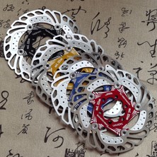 Ledong Shop A 140 mm Tam Gökkuşağı Stili Mtb Yol Bisikleti Için Yeni Bisiklet Fren Soğutma Diski Yüzen Buz Rotoru, RT99 RT86'A Karşı Soğutma Rotoru (Yurt Dışından)