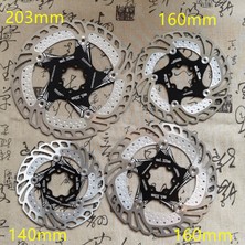 Ledong Shop A 140 mm Tam Gökkuşağı Stili Mtb Yol Bisikleti Için Yeni Bisiklet Fren Soğutma Diski Yüzen Buz Rotoru, RT99 RT86'A Karşı Soğutma Rotoru (Yurt Dışından)