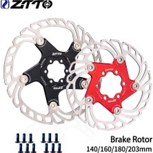Ledong Shop A 180MM Kırmızı 2 Adet Stil Ztto Yeni Dh Fren Yüzen Rotor mm Mtb Bisiklet Hidrolik Fren Paslanmaz Çelik Dağ Yol Bisikleti Parçaları (Yurt Dışından)