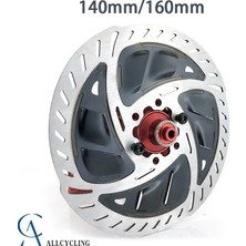 Ledong Shop A 140MM Gümüş Tarzı Dağ Gravel Yol Bisikleti Için Tb Bisiklet Disk Fren Soğutma Yüzen Rotor Hızlı Soğutma Rotor RT900 Fren 6 Civata (Yurt Dışından)