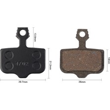 Ledong Shop A Seramik 4 Çift Tarzı Avid Elixir Rcrcr-Mage Sram X0 Xx Db Mtb Fren Balatası Için Tam Metal Bisiklet Disk Fren Balataları Çifti (Yurt Dışından)