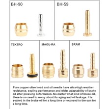 Ledong Shop A 10 Takım BH90 Stili Bisiklet Yağ Fren Zeytinyağı Başlığı Pin BH59 BH90 Magura Sram Tektro Pirinç Bisiklet Parçaları Outdoor Sürme Onarım Araçları (Yurt Dışından)