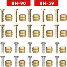 Ledong Shop A 10 Takım BH90 Stili Bisiklet Yağ Fren Zeytinyağı Başlığı Pin BH59 BH90 Magura Sram Tektro Pirinç Bisiklet Parçaları Outdoor Sürme Onarım Araçları (Yurt Dışından)
