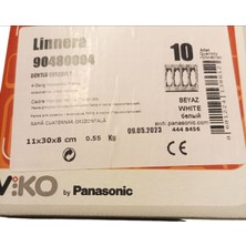 Viko Linnera Beyaz Dörtlü Çerçeve - 90480004
