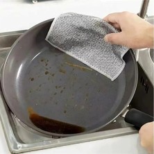 3 Adet Çizmez Bez, Telli Bulaşık Bezi, Zor Kir Bezi, Mutfak Banyo Bezi