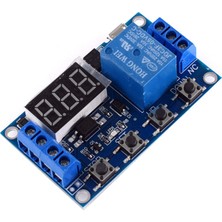 Universe Dc 6-30V Destekli Micro-Usb 5V LED Ekran Otomasyon Döngüsü Gecikme Zamanlayıcı Kontrolü Kapalı Anahtar Zaman Rölesi 6V 9V 12V 24V (Yurt Dışından)