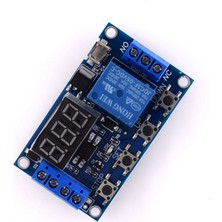 Universe Dc 6-30V Destekli Micro-Usb 5V LED Ekran Otomasyon Döngüsü Gecikme Zamanlayıcı Kontrolü Kapalı Anahtar Zaman Rölesi 6V 9V 12V 24V (Yurt Dışından)