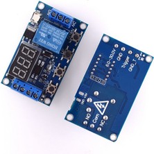 Universe Dc 6-30V Destekli Micro-Usb 5V LED Ekran Otomasyon Döngüsü Gecikme Zamanlayıcı Kontrolü Kapalı Anahtar Zaman Rölesi 6V 9V 12V 24V (Yurt Dışından)