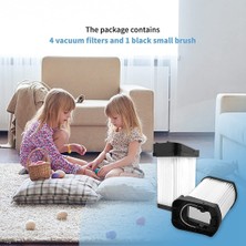 Universe 4 Paket Yedek Kumaş Filtresi Kablosuz El Süpürgesi WV401BL WV401PK WV403BR, Parça XFFWV400 ile Uyumlu (Yurt Dışından)