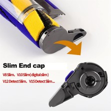 Universe V10 Slim V12 Detect V15 Elektrikli Süpürge Yan Yedek Parçaları Için Silindir Fırça Çubuğu Uç Kapağı Kapağı (Yurt Dışından)