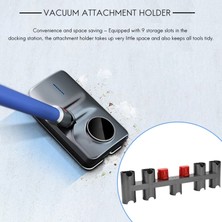 Universe V7 V8 V10 V11 V15 Için Tutucu Aksesuarı, 9 Depolama Soketli Yerleştirme Istasyonu Düzenleyici Elektrikli Süpürge (Yurt Dışından)