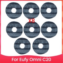 Universe Omni C20 Robot Süpürge Bezi Için 8 Adet Yıkanabilir ve Tekrar Kullanılabilir Yumuşak Paspas Pedleri (Yurt Dışından)
