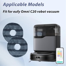 Universe Omni C20 Robot Süpürge Bezi Için 8 Adet Yıkanabilir ve Tekrar Kullanılabilir Yumuşak Paspas Pedleri (Yurt Dışından)