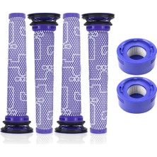 Universe V7 V8 Kablosuz Elektrikli Süpürge Filtre Değişimi Için 6 Adet Yedek Parça Takımı (Yurt Dışından)