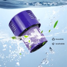 Universe V7 V8 Kablosuz Elektrikli Süpürge Filtre Değişimi Için 6 Adet Yedek Parça Takımı (Yurt Dışından)