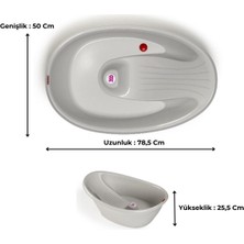 OkBaby Bella Çift Yönlü Banyo Küveti 0-12 ay / Gri